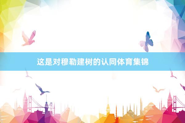 这是对穆勒建树的认同体育集锦