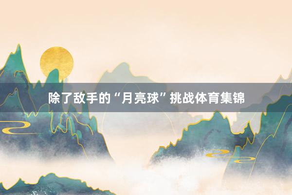 除了敌手的“月亮球”挑战体育集锦
