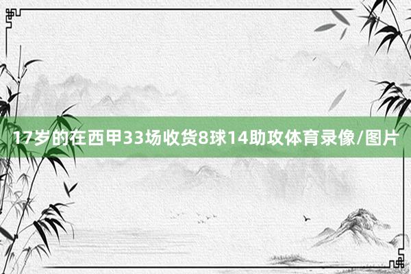 17岁的在西甲33场收货8球14助攻体育录像/图片