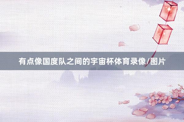 有点像国度队之间的宇宙杯体育录像/图片