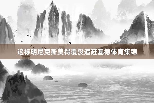 这标明尼克斯莫得覆没追赶基德体育集锦