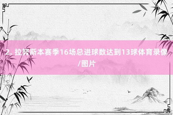 2. 拉努斯本赛季16场总进球数达到13球体育录像/图片