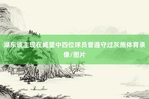 湖东谈主现在威望中四位球员曾遵守过灰熊体育录像/图片