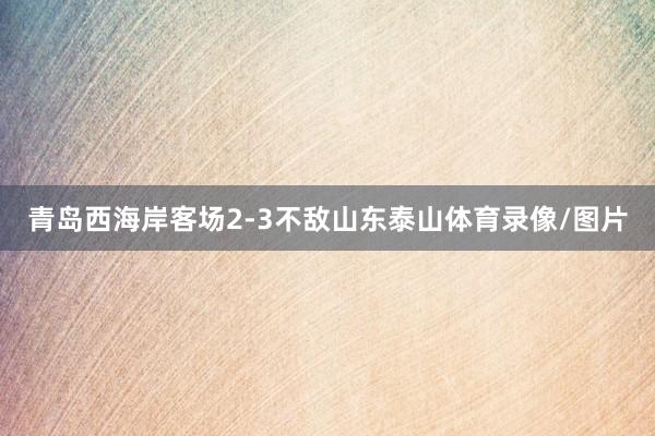 青岛西海岸客场2-3不敌山东泰山体育录像/图片