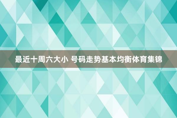 最近十周六大小 号码走势基本均衡体育集锦