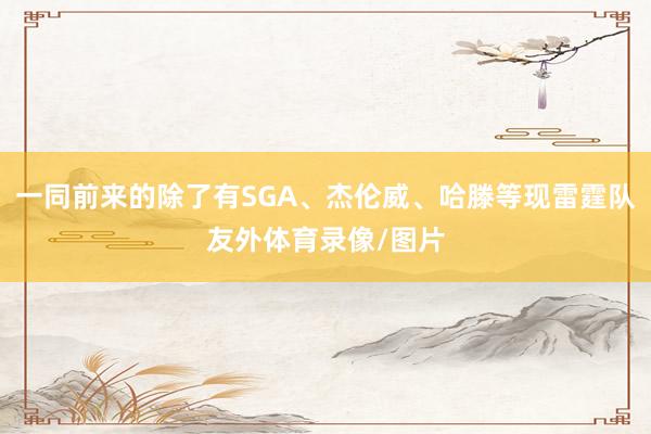 一同前来的除了有SGA、杰伦威、哈滕等现雷霆队友外体育录像/图片