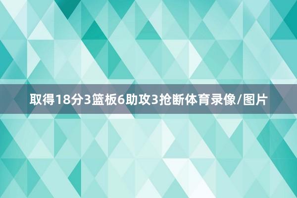 取得18分3篮板6助攻3抢断体育录像/图片