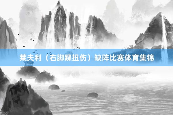 莱夫利（右脚踝扭伤）缺阵比赛体育集锦
