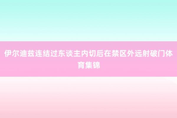 伊尔迪兹连结过东谈主内切后在禁区外远射破门体育集锦