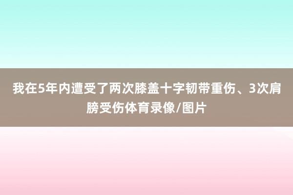 我在5年内遭受了两次膝盖十字韧带重伤、3次肩膀受伤体育录像/图片